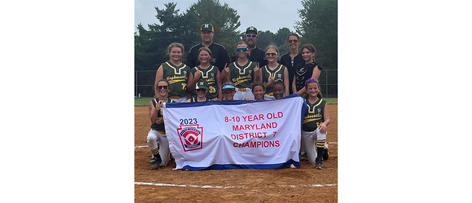 2023 Maryland District 7 Champions 8-10 Year Old Softball